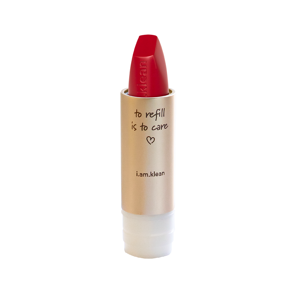 Refillable lipstick - crimson